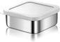 Travel Soap Container, Vonpri Stainless Steel Soap Dish with Lid - Waterproof Draining Case for Bathroom, Kitchen, Camping - Durable Compact Bar Holder for Shower, Sink and Outdoor (Silver, 4.1x4.1in)
