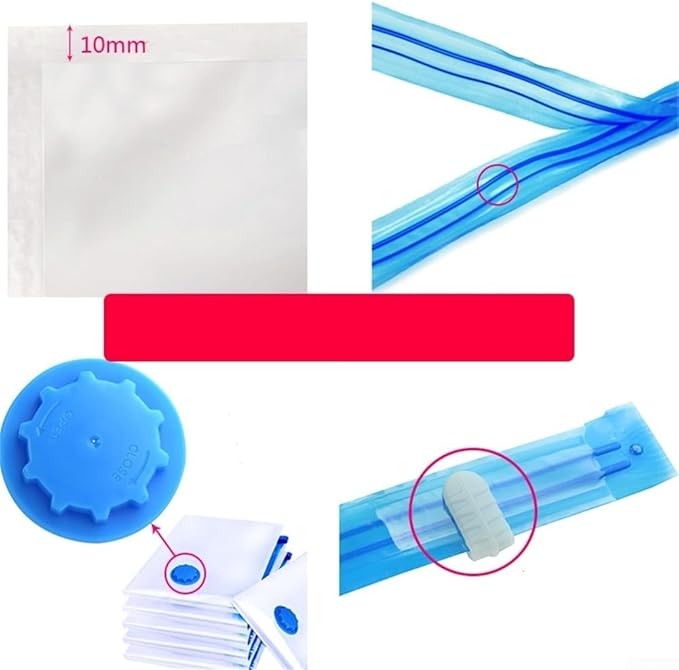 Transparent Vacuum Bag With Valve, Vacuum Seal Bags For Clothing, Vacuum Storage Bags, Folding Compressed Space Saving Clothes Storage Bag, Travel Seal Packet Organizers(30x40cm)
