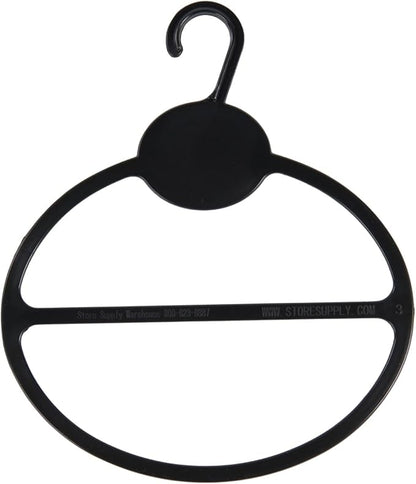 SSWBasics Black Scarf Hanger - Pack of 50