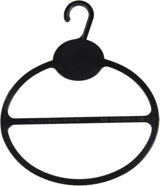 SSWBasics Black Scarf Hanger - Pack of 50