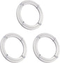 3 Pack 8 Inch Aluminium Alloy Turntables Bearing, Heavy Duty Swivel Turntable Lazy Susan for Round Dining Table, 8" Smooth Swivel Turntable for Lazy Susan Dining Table
