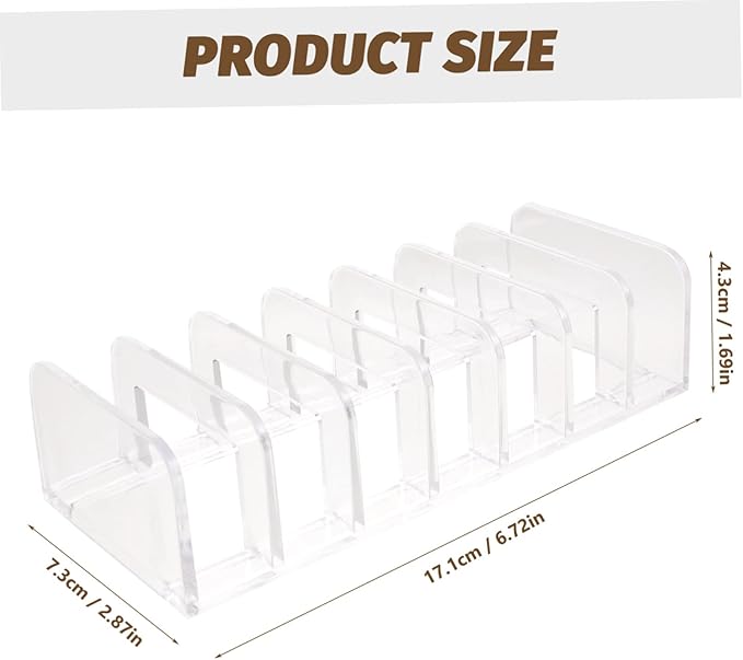 Gatuida Eyeshadow Organizer Divided Lipstick Holder 12 Compartment Makeup Storage Container for Vanity Cosmetic Display Case for Makeup Lovers