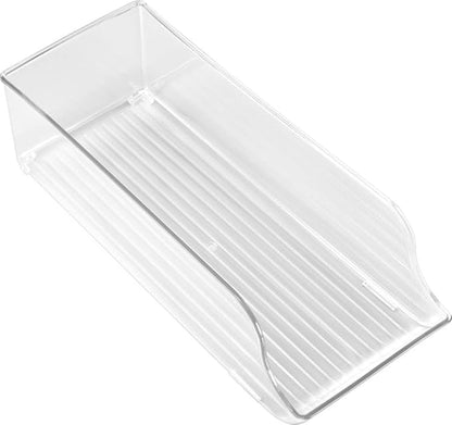 Clear Transparent Universal Refrigerator Storage Bin for Soda Cans