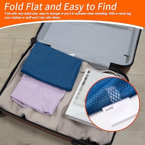 Polecasa Heavy Duty Diamond Mesh Laundry Bag, 24x36", Blue - Image 5