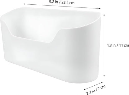 2026 NEW 2 Pcs Kitchen Cabinet Door Storage Box Wall Mount Organizer Adhesive Shower Shelf Wall-mounted Boxes