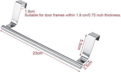 Tbest Net Der Towel Ing Rack Storage Holder Over Door Er Kitchen Bathroom (Short 47x2cm / 18.5x0.8in)