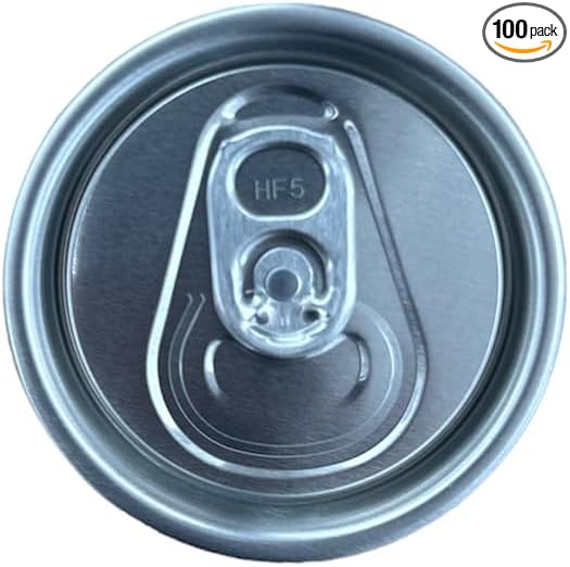 Hammont 100pk Plastic Juice Bottles with Caps – Sealable Smoothie, Boba, & Iced Coffee Cups – Reusable Clear Drink Containers – Compatible Automatic Cup Sealers (Beverage Can Lid)