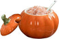 Ceramic Salt Cellar with Lid and Spoon, 10 OZ Salt Box, Salt Holder for Counter, Coffee, Sugar, Spices, Candies and Salt Containers for Countertop(orange)