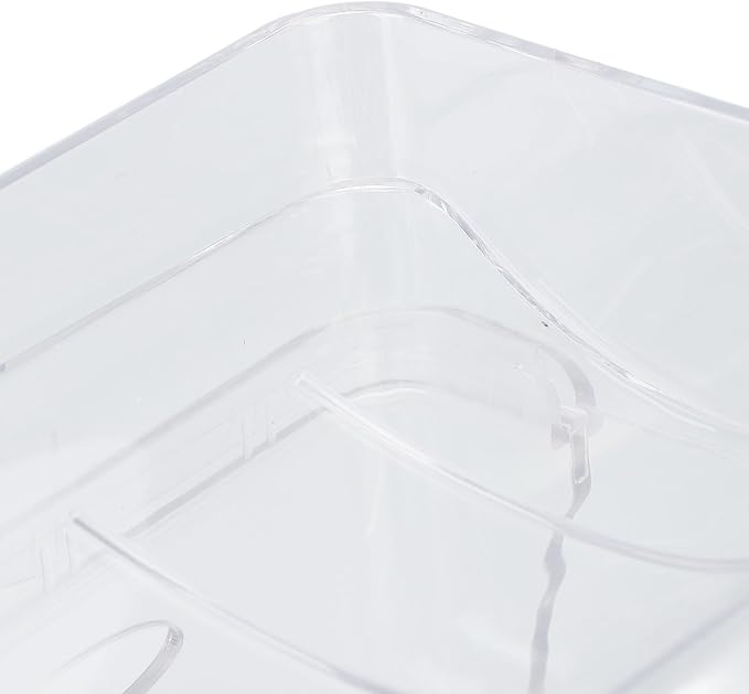 Pilipane Stackable Water Bottle Organizer Double Layer Transparent Plastic Desktop Cup Storage Rack for Kitchen Cabinet Space Saving Durable Stylish Functional (3 Bottles Per Shelf)