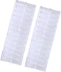 GALPADA 2pcs over The Door Shoe Organizer Closet Rack with 26 Pockets White Hanging Shoe Storage Space Saver for Bedroom and Entryway