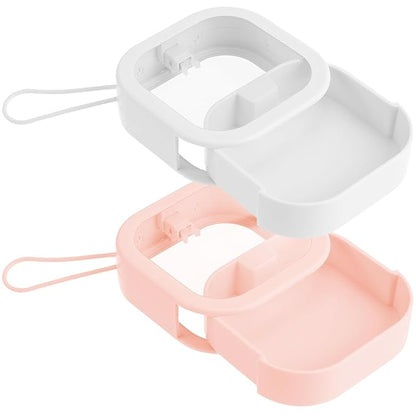 Box Girl Sundry Desktop Ropes Swab Hair Small Rubber Holder Earrings : Hanging for Portable Cotton Organizer Accessories Items Tie Band Ornaments Storage