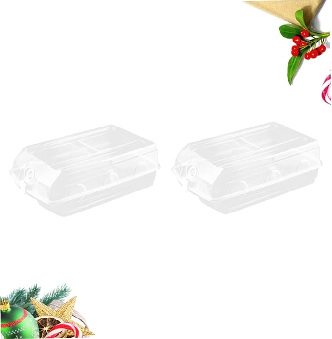 SOLUSTRE 2pcs Thicken Plastic Shoe Storage Box Decorative Box Stackable for Men Women Style