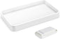 Gurygo 10" Bathroom Countertop and Vanity Tray - Kitchen Tray for Soap Bottles - Ceramic Vanity Tray for Bathroom Counter Organization - Kitchen Tray(White, Set/1)