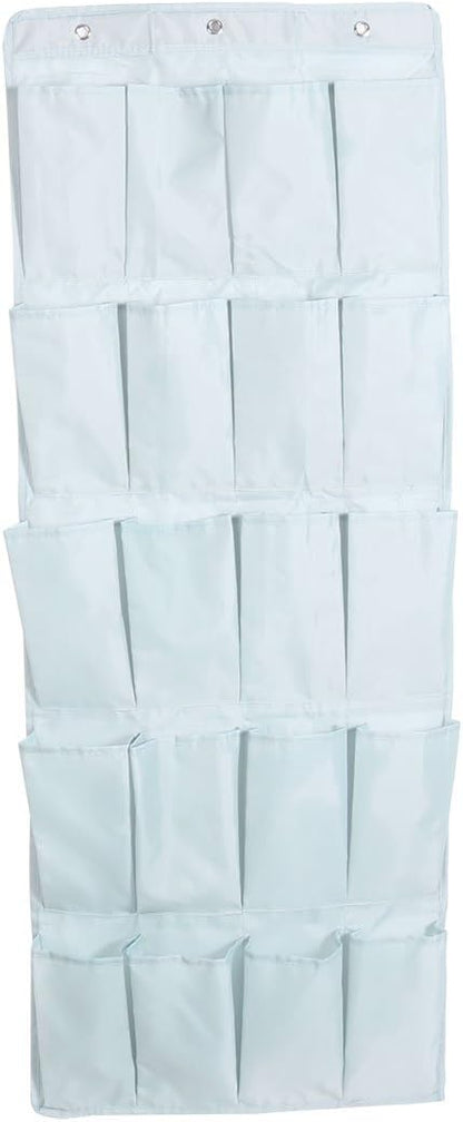 Ruilogod Oxford Cloth 20 Pockets Storage Bag Over The Door Hanging Shoes Organizer (id: c6e e8d 1d5 c83 a25