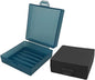 Soap Holder 2 Pack, Shower Bar Case Box Fit Dr Squatch, Waterproof Travel Container with Lid, Square Bathroom Soap Dish for Camping Gym Outdoor Traveling (Black/Blue)