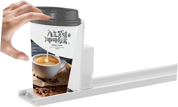 Drink Dispenser Organizer for Refrigerator User-friendly Beverage Pusher with Versatile Design for Cans and Bottles Retail and Home Use
