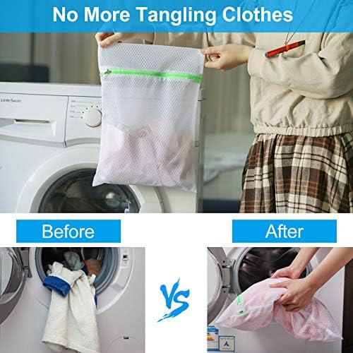 GOGOODA 6 PCS Mesh Laundry Bags, Delicates Washing Bags - Image 6