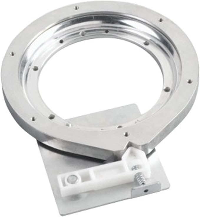 Rev-A-Shelf 32" Single Kidney-Shaped Lazy Susan with Swivel Bearings, Wood, 4WLS401-32-BS52