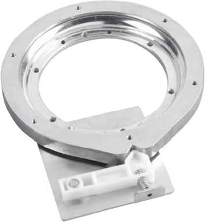 Rev-A-Shelf 32" Single Kidney-Shaped Lazy Susan with Swivel Bearings, Wood, 4WLS401-32-BS52