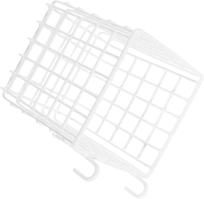 GLEAVI Over Cabinet Hanging Storage Basket Multi Functional Wire Organizer for Kitchen Bathroom Bedroom Resistant Iron Rack for Space Saving Storage