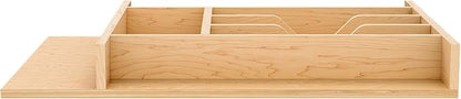 Rev-A-Shelf Natural Maple Right Size Utensil Insert Home Storage Kitchen Organizer 7 Compartment Drawer Accessory, 13-1/4" x 19-1/2", 4WCT-18SH-1