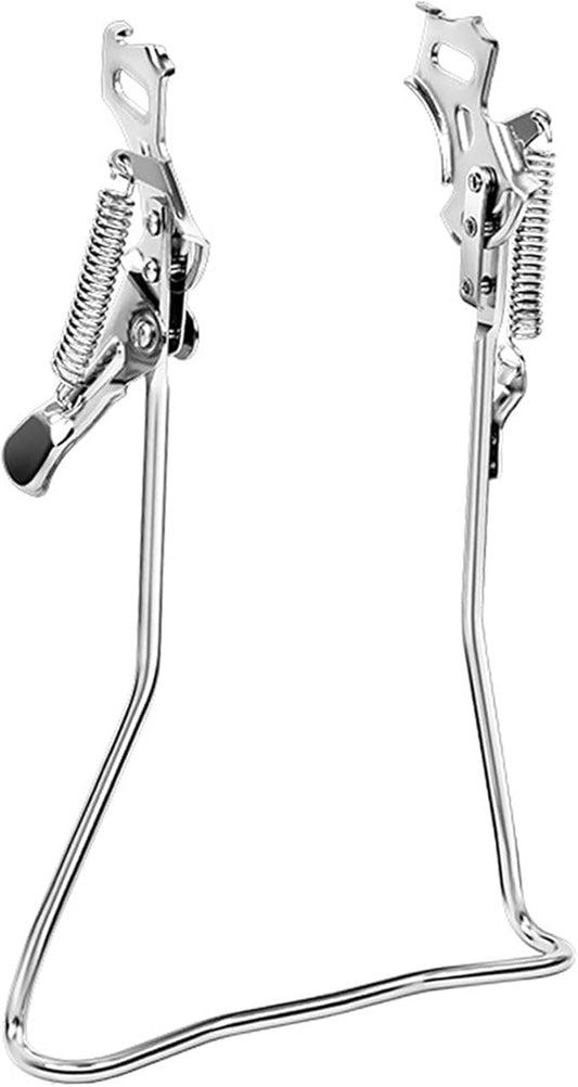 Colaxi Bike Parking Rack Steel Retro Design Bike Double Leg Stand Bicycle Rear Kickstand for Mountain Bikes Sports Adults