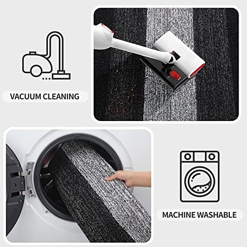 Kitinjoy Indoor Outdoor Door Mat, 54x32 Non-Slip Dirt Trapper Doormats - Image 5