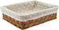 Kingwillow, Wicker Storage basket, Rectangular Storage Basket, Arts and Crafts. (Natural)