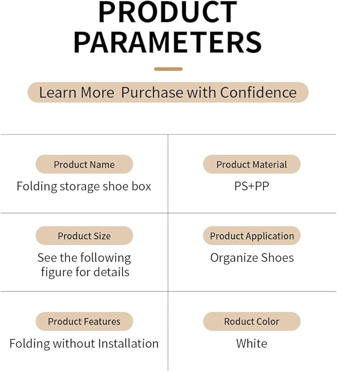 3-Tier Foldable Shoe Storage Box, Clear Door Plastic Organizer For Closet, No-Assembly Shoe Rack, Foldable Shoe Cabinet With Clear Door.2 Pack