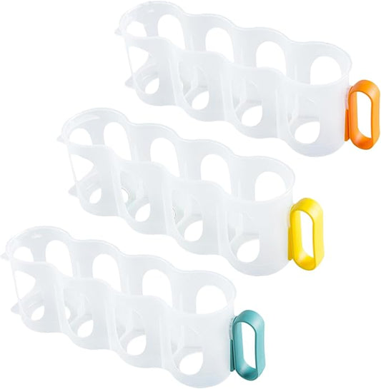 Garneck Fridge Drink Can Organizers 3pcs Soda Can Organizer for Refrigerator Plastic Can Rack Kitchen Can Organizer Beer Supply Can Holder