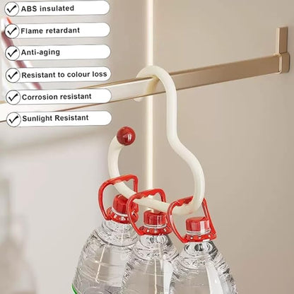 6PCS Bra Hanger for Thick Plastic Closet, Tank Top Organizer 6 Heart Hooks Capacity Space Saving Hanger Closet Organizers and Storage for Tank Top, Hats, Scarf etc. (White Heart,6)