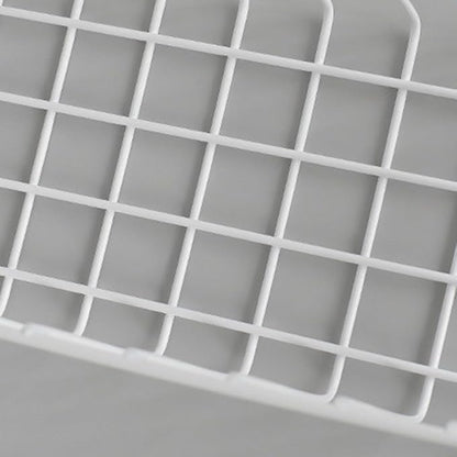 ULTECHNOVO Over the Cabinet Door Basket Nail Hanging Storage Rack for Kitchen Bathroom Strong Capacity Organizer for Condiments Versatile Use Cupboards Wardrobe Doors
