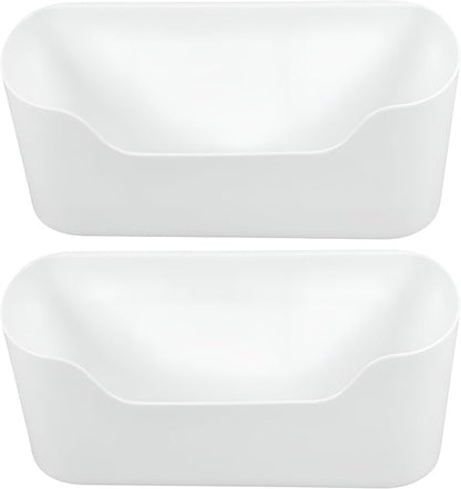 2026 NEW 2 Pcs Kitchen Cabinet Door Storage Box Wall Mount Organizer Adhesive Shower Shelf Wall-mounted Boxes
