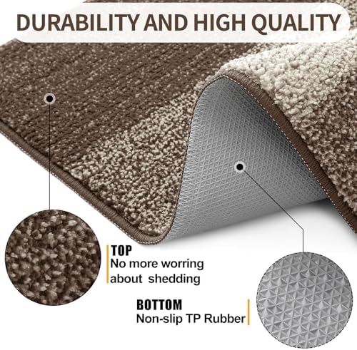 Kitinjoy Indoor Outdoor Door Mat, 44x24 Non-Slip Dirt Trapper Doormats - Image 3