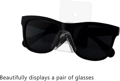 Marketing Holders Reading Glasses Holder Clear Acrylic 1 Pair Wall Mount With Hardware Department Stores Fashion Retailers Malls Shopping Centers Bookstores Pharmacies Supermarkets