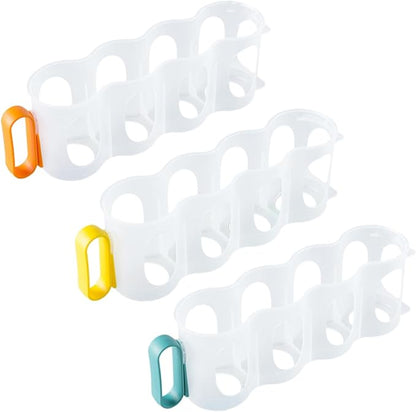 PRETYZOOM 3pcs Slot Can Organizer for Fridge Soda Dispenser Can Holder Daily Use Beverage Dispenser Home Accessory