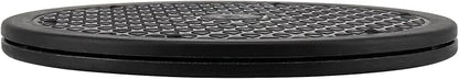 MUKCHAP 6PCS 10 Inch Rotating Swivel Stand, 360 Degree Black Bonsai Turntable with Steel Ball, Rotating Displaying Stand for Table Top, Monitor, Plant