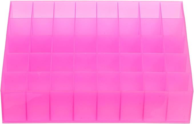 Cabilock 2pcs Slots Lipstick Storage Organizer Creative Cosmetic Holder for Home Shop Space-saving Makeup Desk Display for Lipsticks Jewelry Essentials