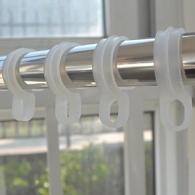 50 Pcs Plastic Windproof Hanger Hooks Clothes Hanger Buckle Clip Laundry Hanging Hooks Closet Rod Hanging Tool for Drying Rack