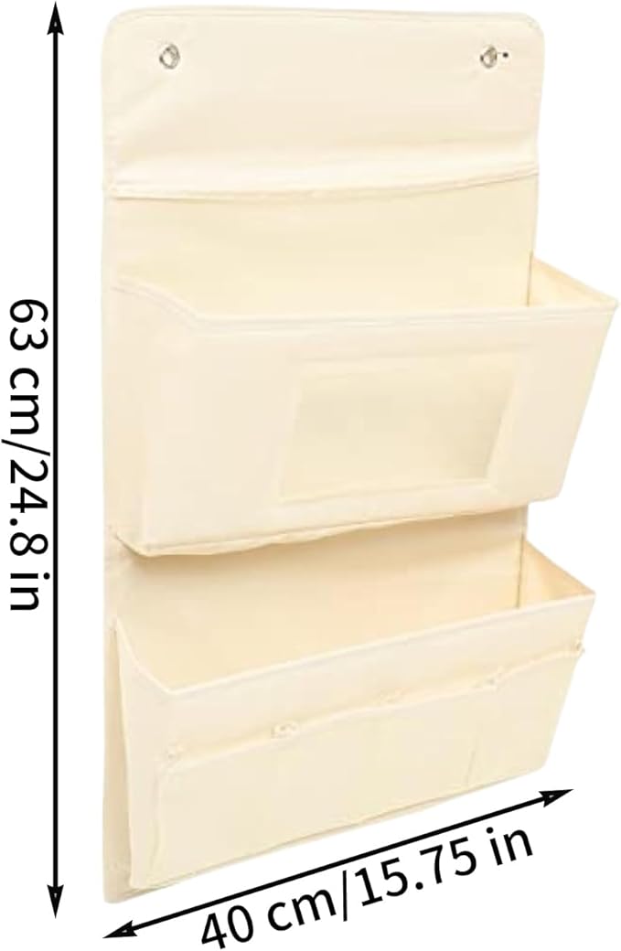 Wall Pocket - 15.75 x 24.8 Inch Step , Door Hanging Bag, Cupboard Hangable Storage Bag for Kitchen, Cupboard, Bathroom, Bedroom, Laundry College Door