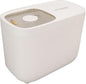 Diydeg Rice Storage Container, Large Plastic Rice Dispenser Cereal Dispenser, Food Storage Containers with Transpartent Airtight Lids and Rice Bowl for Rice Flour Cereal Bread Pantry (White)
