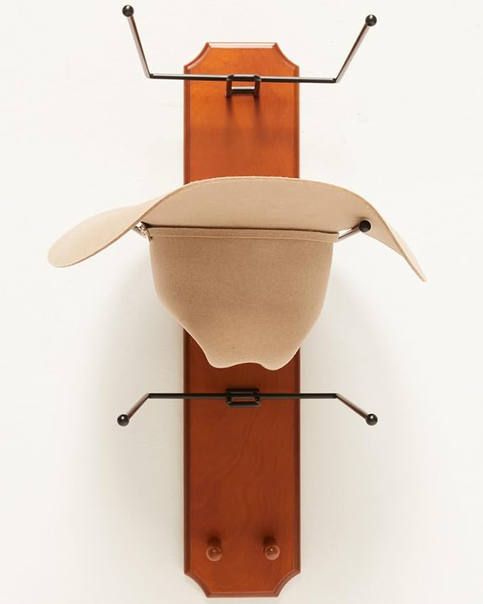 Bb Ranch Unisex Ranch&Reg; Rolled Oak 3 Tiered Cowboy Hat Rack Light Brown One Size