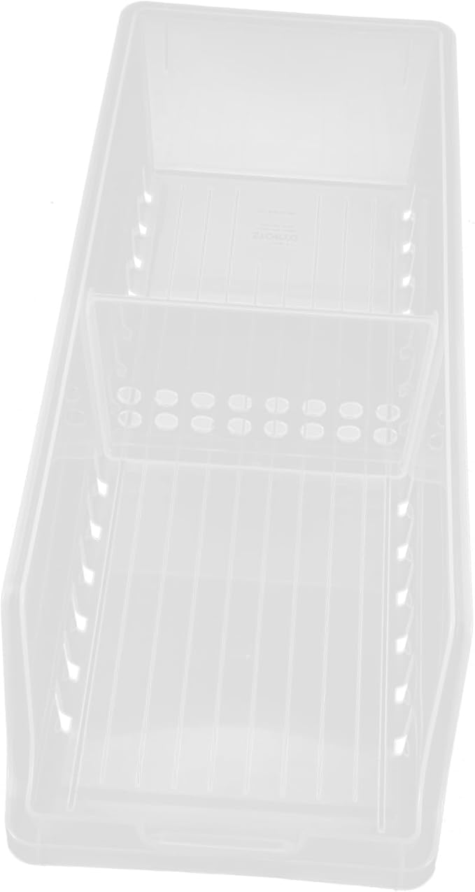 SHOWERORO Soda Can Storage Box Stackable Fridge Drink Organizer Container Canned Food Storage Container Beverage Dispenser for Fridge