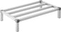 VEVOR Aluminum Dunnage Rack, 36” x 20” Commercial Food Floor Rack, 8” Off The Floor, 1000 lbs Capacity All-Welded Aluminum Storage, for Storage in Restaurants, Kitchens, Garages and Vehicles