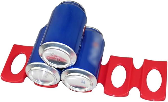 Mobestech 2pcs Can Beverage Storage Soda Can Organizer for Refrigerator Can Beverage Beer Rack Silicone Can Mat Beer Can Holder Drink Organizer Mat Drink Dispenser Tableware Desktop