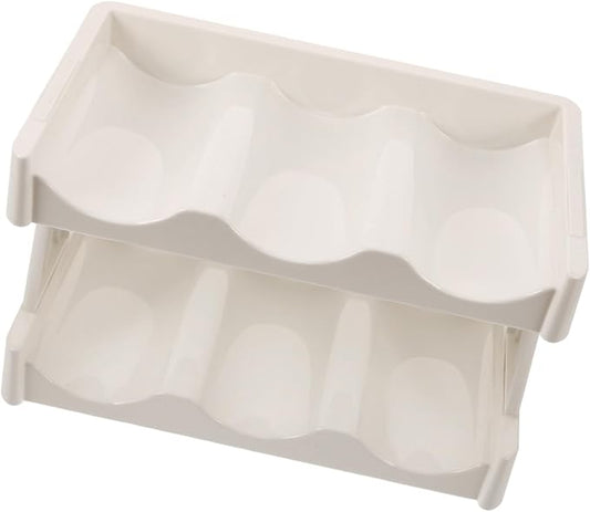 COLLBATH Cup Organizer Kitchen Countertop Storage Rack Two Tier Mug Holder for Tea Cup