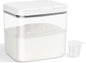 TBMAXS Versatile Storage Container Bin with Pop-up Lid & Scoop, Rice Flour Container Dog Cat Food Storage Container, Laundry Room Organization Household Essentials Kitchen Pantry Organizers