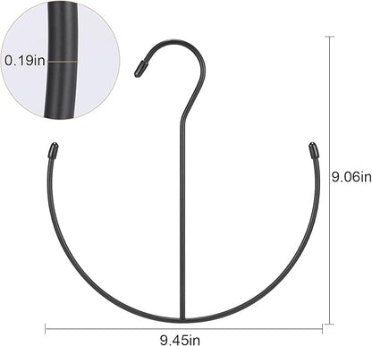 hat Hanger hat Hangers for Closet hat Organizer for Closet Set of 2 hat Rack for Closet Baseball hat Storage Hanger for Hats in Closet Black