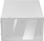 24 Piece Stackable Shoe Box, Suitable for Wardrobe Transparent Cabinet, Plastic Rack, White Pp Storage Drawer with Ventilation Holes, 13x9.1x5.5 Inches Per Part