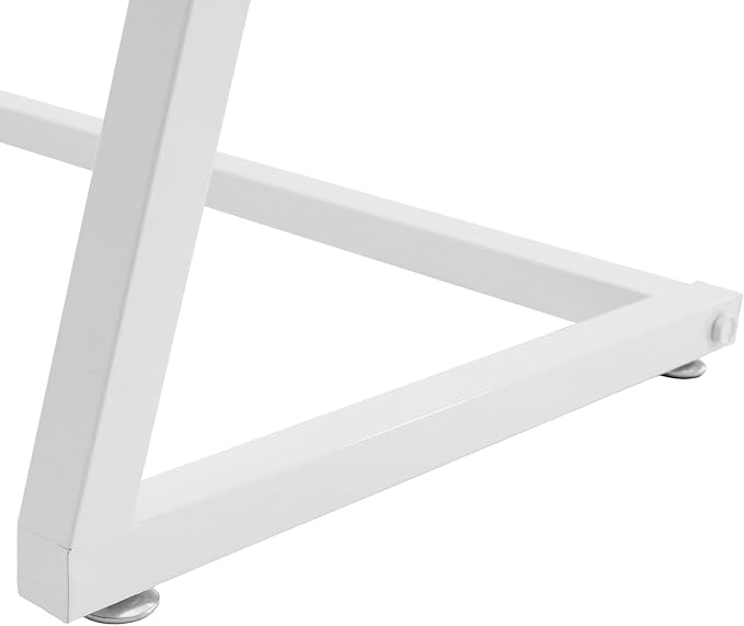 10 Tier Scarf Display Stand, 47.24In Metal Scarf Holder Organizer, Freestanding Scarf Rack for Commercial Clothing Retail Store Towel Rack Ties Belt Pants Hanging Rack (White)